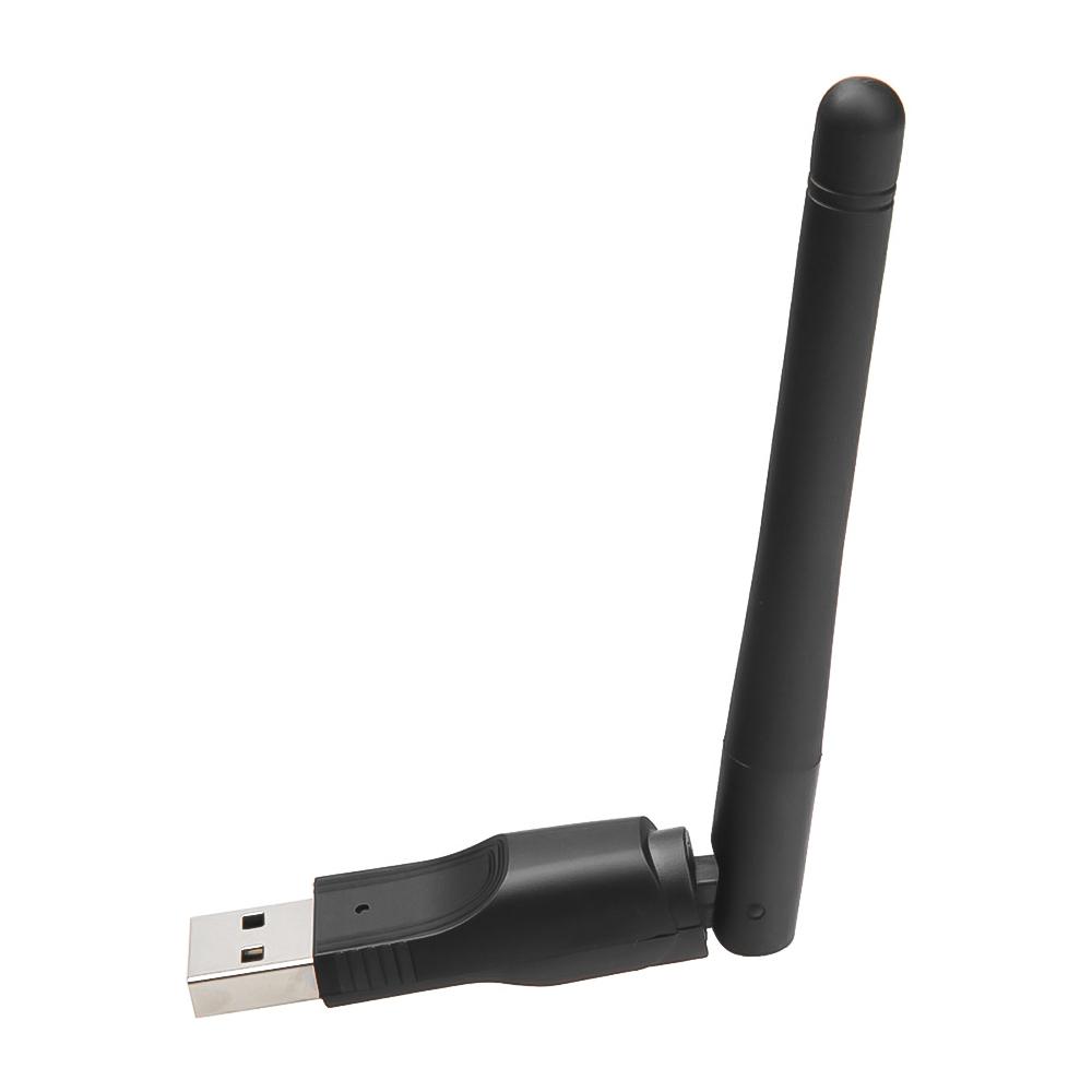 Wi-Fi USB-адаптер MT7601 150 Мбит / с USB 2.0 WiFi Беспроводная сетевая карта 802.11 B / g / n Сетевой адаптер с поворотной антенной