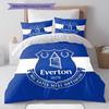 Everton F.C Pattern Bedding,Quilt Set Quilt Cover Pillowcase Home Birthday Gift(1 * duvet cover + 2 * pillowcase, without core)