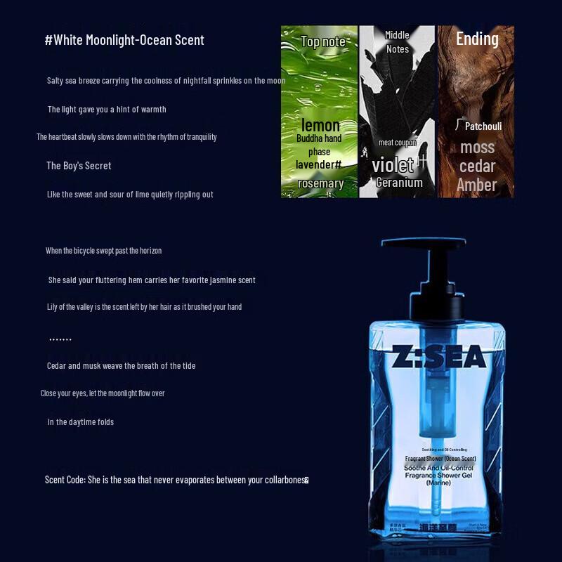 Ocean Supreme Men's Oil Control Hair & Body Care Set