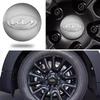 QZGF3 4Pcs 56MM Wheel Center Hub Cap Sticker Rim Cover For Kia EV6 Sorento Niro Stinger Ceed Carnival K5 K9 Soul Carens etc