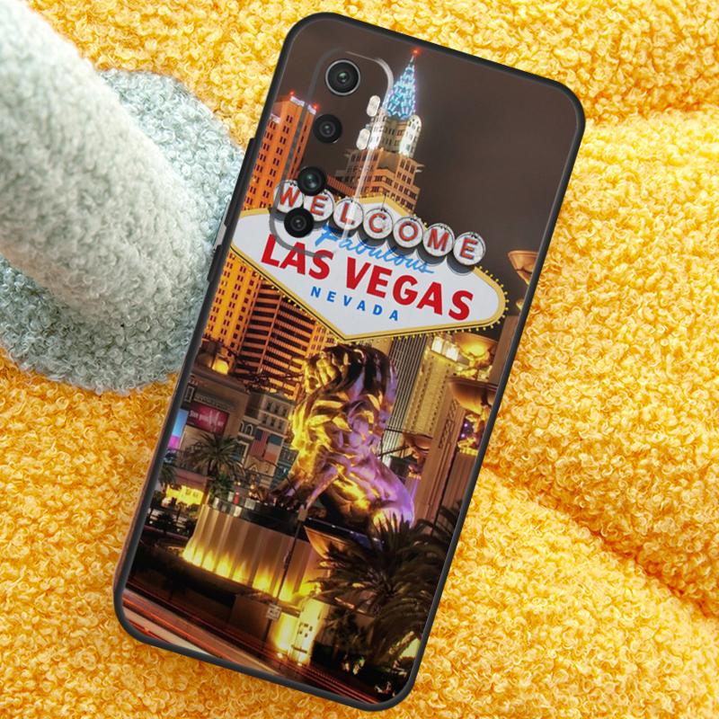Las Vegas Sign LIGHTS Nevada Rome Case For Xiaomi 15 Ultra 14 13T 14T 15T 17 Pro Max  Cover For POCO X7 Pro X5 X6 F5 F6 F7 F8