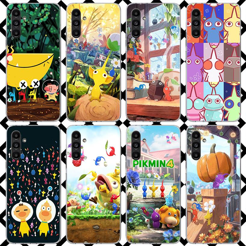 Game P-PikminS 4 Phone Case for Samsung Galaxy A17 A37 A57 A16 A26 A36 A56 A15 A25 A35 A55 A14 A24 A34 A54 A13 A23 A33 A53 Galax