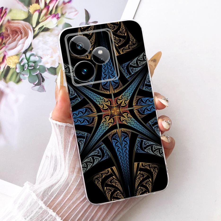 Чехол для Realme GT 7 GT7 T 5G RMX5061 Милый Лев Модный Расписной Чехол Мягкий Силиконовый Чехол для Телефона для Realme GT 7 Pro GT7T 5G