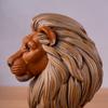 Lion Ornament Resin Animal Craft for Home Decor Living Room Desktop Bookcase Shelf Decorations Creative Gift Idea