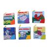 6 Pcs Baby Cloth Books Colored Soft Infant Learning Cognitive Enlightenment Books Early Education