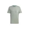 Originals Essentials+ Made With Hemp Tee With Solid Color Logo Men Tops Silver-Gray-Green HR2955