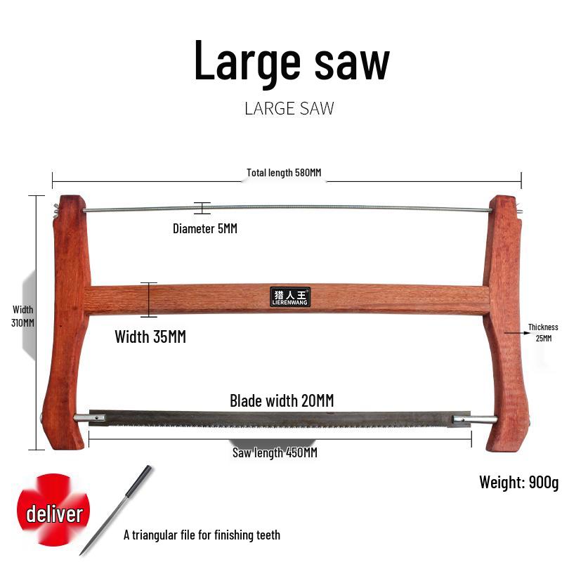 Традиционная старомодная ручная пила по дереву Панельная пила