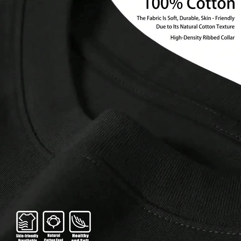 2026 44 Группа этикеток Хлопковая футболка в стиле Хип-хоп Унисекс Уличная одежда Короткий рукав Круглый вырез Принт Повседневная Дышащая Модная футболка для взрослых