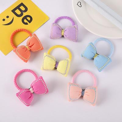 Новые детские эластичные ленты для волос с бантом Kawaii, милое эластичное кольцо для волос, галстук для волос, головные уборы, детские аксессуары для волос для девочек