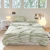 Summer Cooling Blanket Comforter Bedding Set Air Conditioning Quilt Latex Fitted Bedsheets and Pillowcases for Single Double Bed