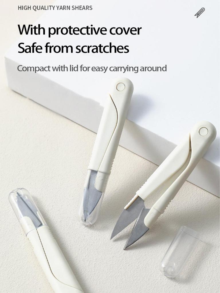 Портативные крафтовые ножницы с чехлом для шитья, резки ниток, портновского дела, лески и вышивки крестом
