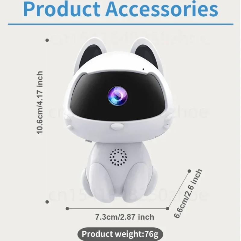 LS VISION Lovely Mini HD Camera WIFI Voice Remote Video Calls Home Intelligent Monitoring Night Vision Surveillance Indoor Baby Monitor