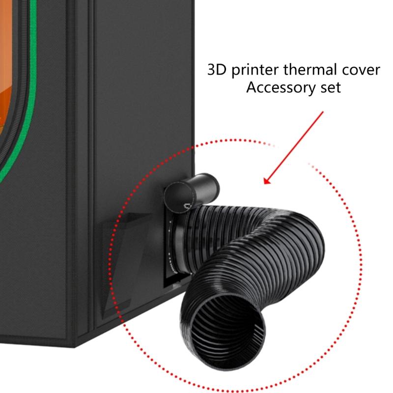 Вентиляционная система с питанием от USB 5 В 800x800x250 мм Вентилятор 4000 об/мин для удаления дыма и запаха Аксессуары для бокса для 3D-печати