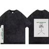Washed Cotton T Shirt Saudi Arabia Men's T Shirt Summer New Retro Fashion Men's and Women's Streetwear