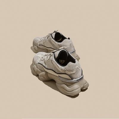 Женские весенние туфли для папы из натуральной кожи, новые повседневные спортивные туфли Форрест Гамп на толстой подошве с завышенной талией и трендом