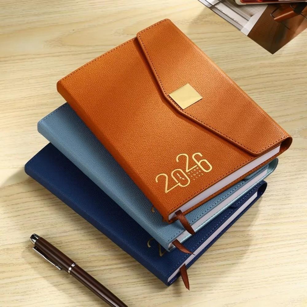 Square Buckle Planner Notebook A5 English Notebook NEW Schedule Book  Daily Plan Time Organizer