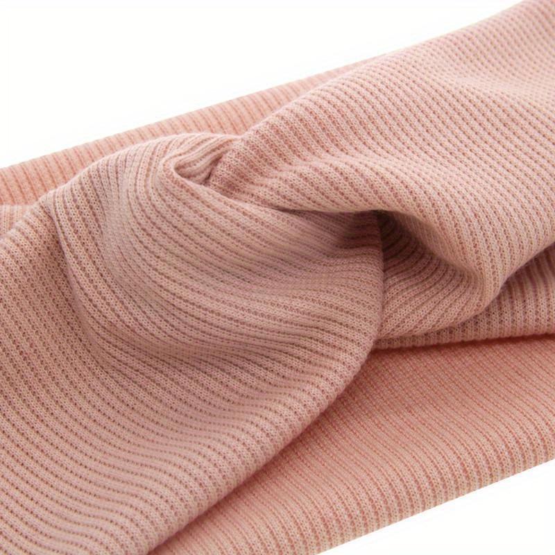 Новая однотонная повязка на голову с узлом для маленьких девочек, эластичные повязки на голову, милый цветной головной убор