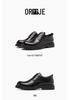 Red Dragonfly Men's Genuine Leather Formal Brogue Derby Shoes for Business, Wedding, and Groom.