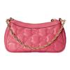 Gucci GG Matelassé Логотип Цепь Холщовый Рюкзак Кожаная Сумка для Маджонга Сумка через Плечо Сумка-тоут Женские сумки Золотой Розовый 735049-UM8HG-8550