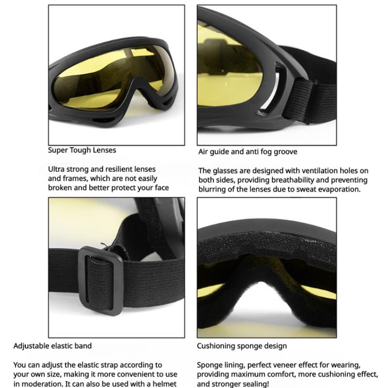 Мотоциклетные очки для бездорожья, квадроцикла, мотокросса, анти-УФ-регулируемые защитные очки для езды по бездорожью для мужчин, женщин, молодежи, взрослых
