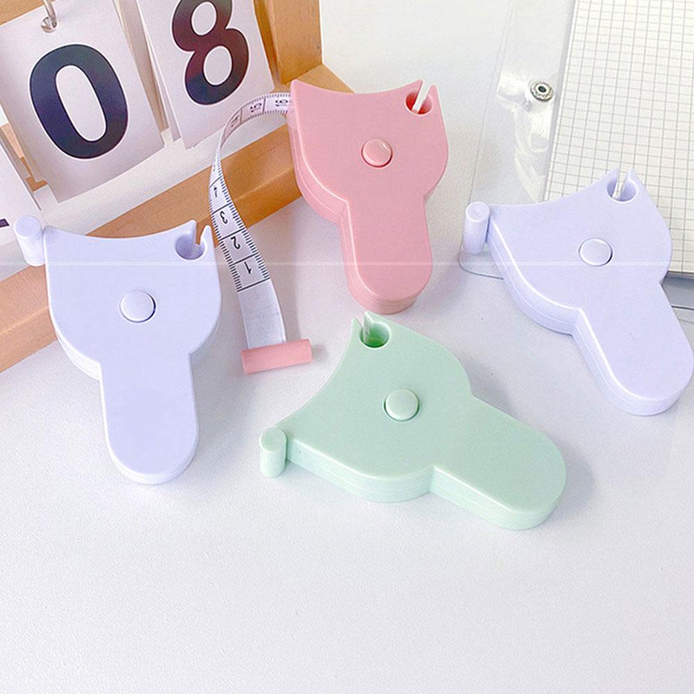 Самозатягивающаяся измерительная лента для тела, швейная линейка для шитья, измерительная линейка для талии, груди, ног