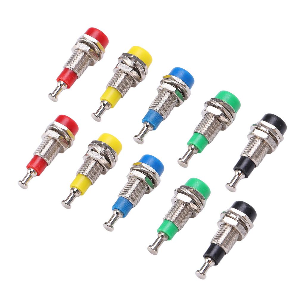 2 комплекта J.40006 2 мм позолоченный банановый гнездовой разъем для монтажа на панель для электронных устройств