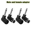 XLR to 6.35mm Audio Adapter Right Angle for Superior Sound Quality Professional Use