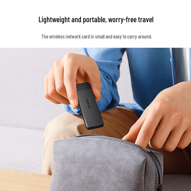 Ugreen Бесдрайверный USB WiFi-адаптер AC1300M