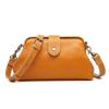 AKIYAMA Shoulder Dulles Genuine Retro Clasp 5 Colors Women's Bag, Bag, Handbag, Mini, Leather, Doctor's Style, Closure, Handmade, 2-Way, (Camel)