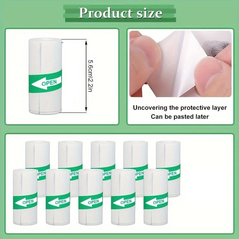 5/10 Rolls of Mini Printer Paper for Inkless Mini Pocket Printer, Portable Thermal Printer, Sticker Printer Paper