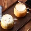 400ml Heat Resistant Glass Pumpkin Water Cup Breakfast Oatmeal Milk Coffee Cup Household Large Capacity Cup Water Cup