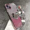 Luxury Bracelet Glitter Shockproof Phone Case For Xiaomi POCO X7 14T Pro Redmi Note 14 Pro Plus 14C 4G 5G Love Heart Mirror Case