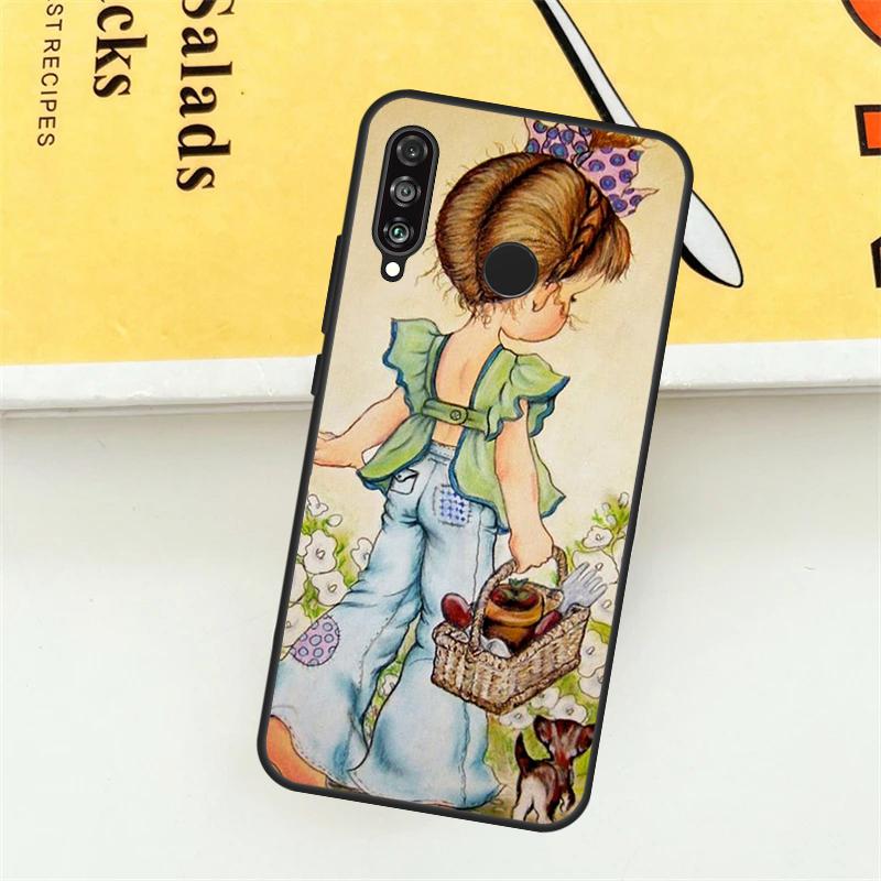 Чехол с рисунком Sarah Kay для Huawei P30 P20 P40 Lite Nova 11 Pro 9 10 SE 5T 3i 7i 11i Y60 Y70 Y90 Y61 Чехол