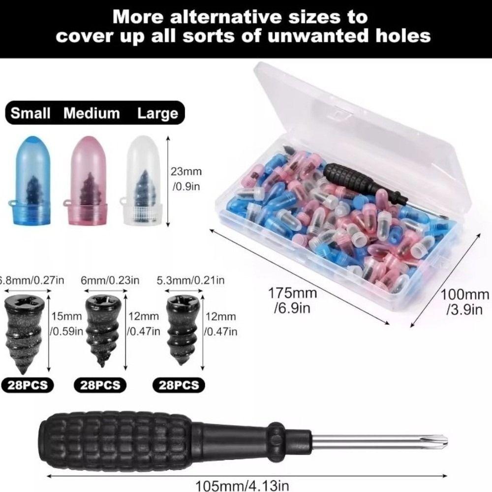 10/20/30/40/50PCS Screw in Tire Repair Rubber Nails Kits Mushroom Nails Tire Repair Nails