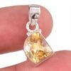 Натуральный цитрин, драгоценный камень, ручная работа, 925 стерлинговое серебро, подарочный кулон 1" q0A19