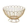 Simple Modern Iron Fruit Basket - Creative Home Fruit Container Bowl Snacks Bread Storage Drain Basket & Table Display Tray