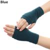 Women Girl Sheep Wool Fingerless Wrist Gloves Half Mitten Exposed Finger Knitted Wool Glove