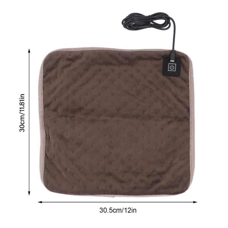 Heated Blanket Electric Throw USB 5W Soft Synthetic Fiber 3 Gear Electric Heating Blanket With 5ft Cable For Keeping Warm In
