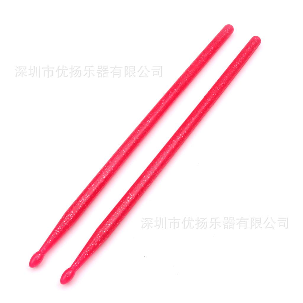 Nylon Drum Stick Colored Plastic Drum Stick Drum Kit Durable Drum Stick Multi-Colored Drum Stick Kit 5A