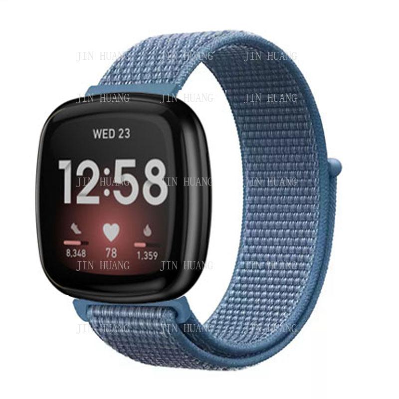 Нейлоновый ремешок для Fitbit Versa 4 3 2 Lite Сменный ремешок для умных часов Ремешок для Fitbit Sense 2 Петля Браслет