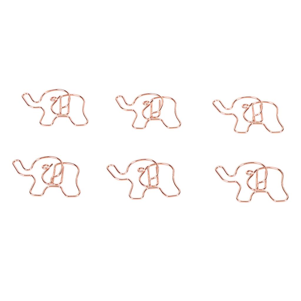 100 шт. скрепок для бумаги, предотвращающих скольжение, милые декоративные металлические закладки в форме животных, скрепки для офиса S