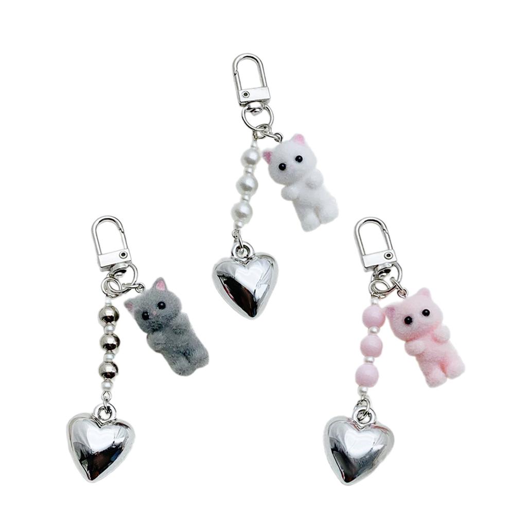 Милое сердце стекающийся брелок с изображением кота, подвеска, милые подвески, украшения, брелок для ключей, подвеска для кошелька, сумки, рюкзака, сумки