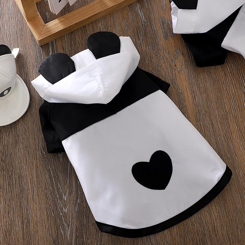 Spring and Autumn New Panda Jacket Dog Two-legged Clothing Four-legged Clothing Teddy Pomeranian Bear VIP Pet Clothing