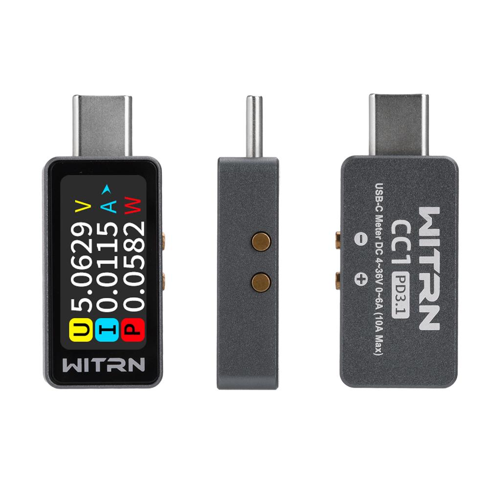 IPS Real Time Voltages and Current Readout Meter Module USB Type- C Interface for Battery Performances Analysis