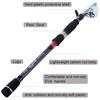 Углеродная спиннинговая удочка 1,8-3,0 м, телескопические портативные удочки, инструменты для рыбалки на приманку