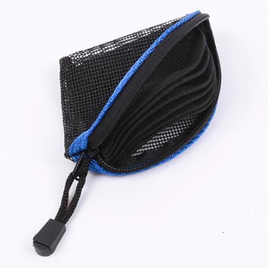 Fly Fishing Leader Fishing Leader Pocket Wallet Black Mesh Fly Tippet Line Storage Bag