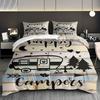 Digital Printing Outdoor Camping Theme Pattern Bedding Cover Pillowcase Luxury Home Textiles Cartoon Car Camp Duvet Cover Sets