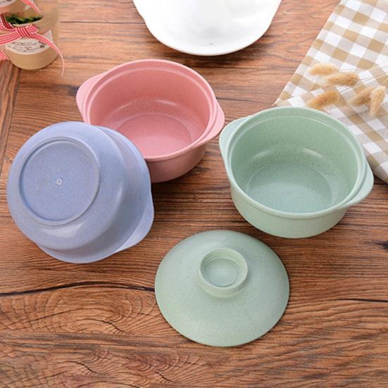 Безопасная миска для лапши быстрого приготовления. Термостойкая, легко очищаемая, небьющаяся, легкая миска с ручкой.