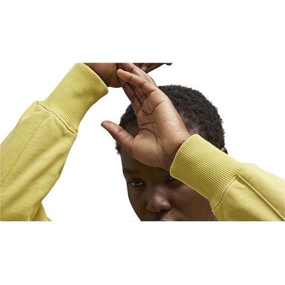 Y-3 Простая короткая толстовка с капюшоном, женские толстовки, желтый IP7679