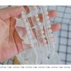 Cottontime Кремовая Сетчатая Лента с Бусинами и Жемчужным Кружевом Декоративные Аксессуары для Одежды